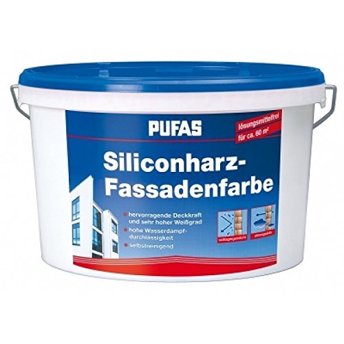 Pufas Siliconharzfassadenfarbe